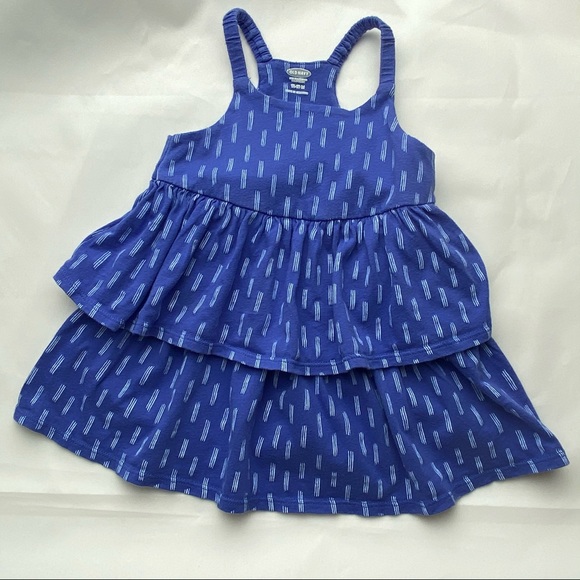 Old Navy Toddler Girls Blue Tiered Ruffled Tunic Sun Dress 12-18M - Picture 12 of 12